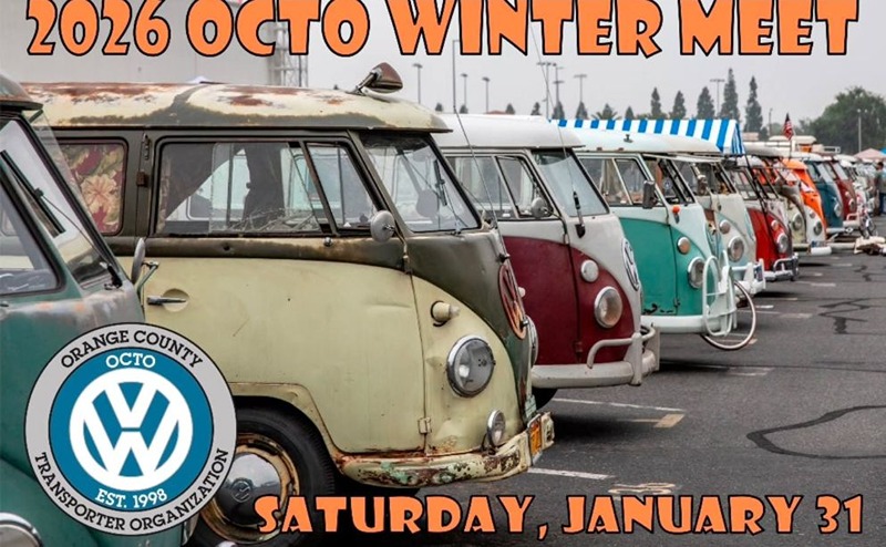 OCTO Winter Meet Car Show flyer January 2026